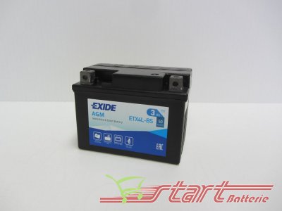Exide ETX4L-BS 12V 3Ah